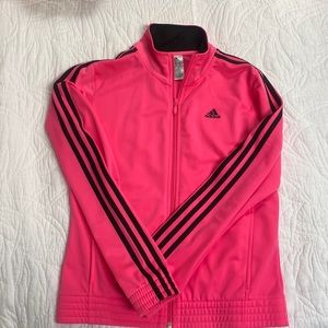Never worn  AdidasTrack  Jacket  Color: Fuchsia Size: Small